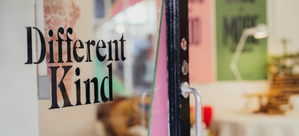 Different Kind door opening in Cirencester shop